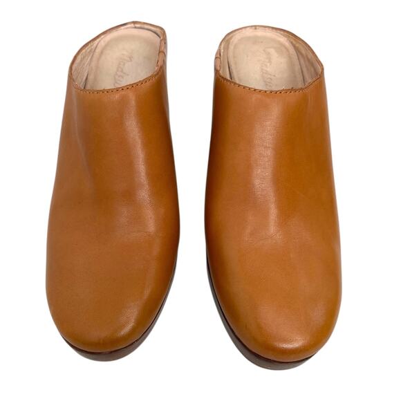 MADEWELL the Daisy Platform Mule in English Saddle Women’s Size 5 - Picture 6 of 13